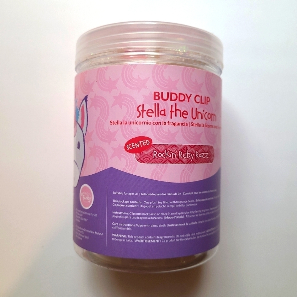 Scentsy Buddy Clip - Stella the Unicorn - Rockin Ruby Razz